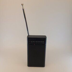 Sony ICF-P26 Portable Pocket FM/AM Radio Built-in Speaker Black